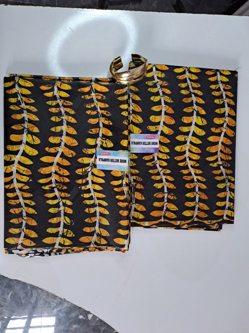 More Better Black, Yellow & Orange Ankara