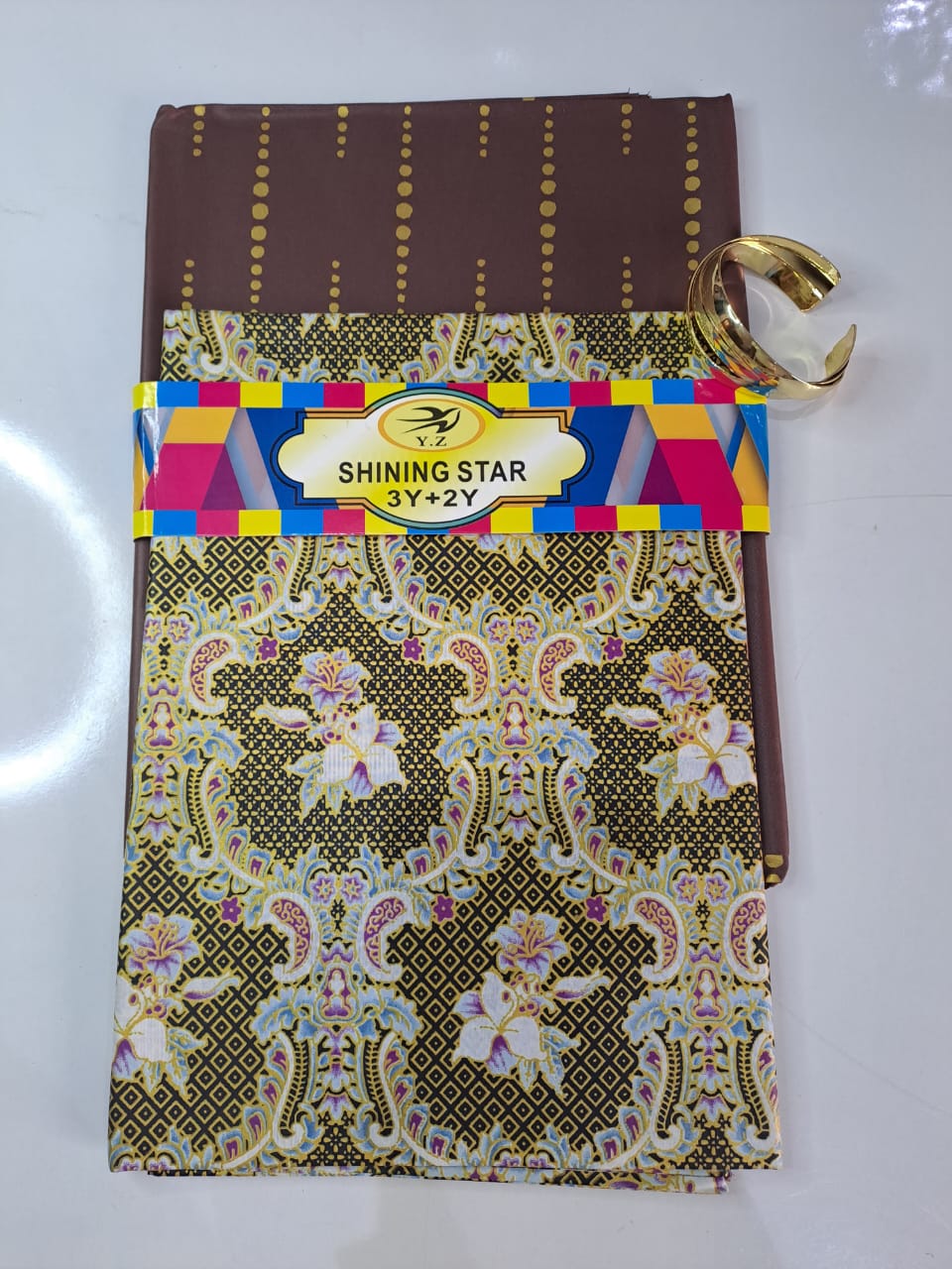 Golden Touch – Ankara & Bracelet Set