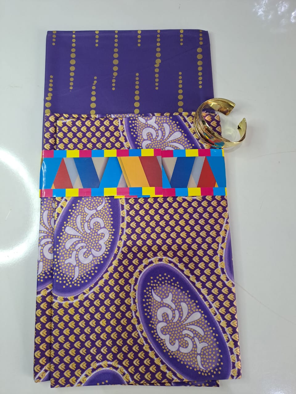 Royal Sun – Purple & Yellow Ankara