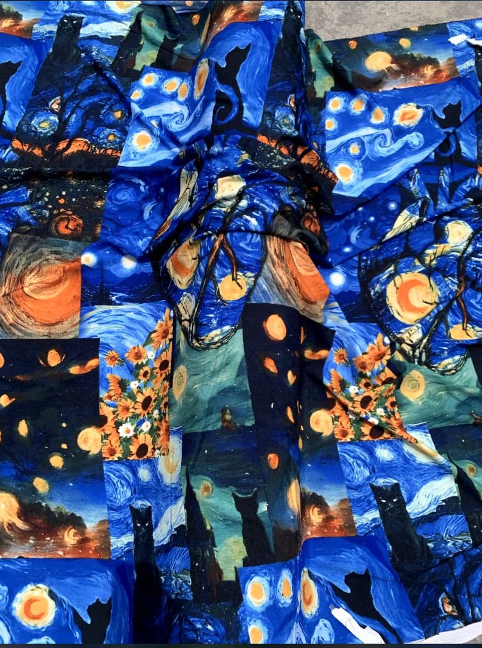 Starry Night – Van Gogh Inspired Crepe