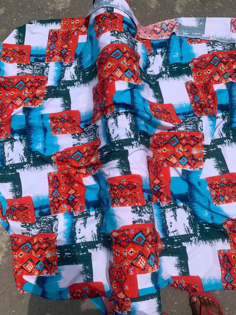 Abstract Fusion – Multi-Pattern Crepe