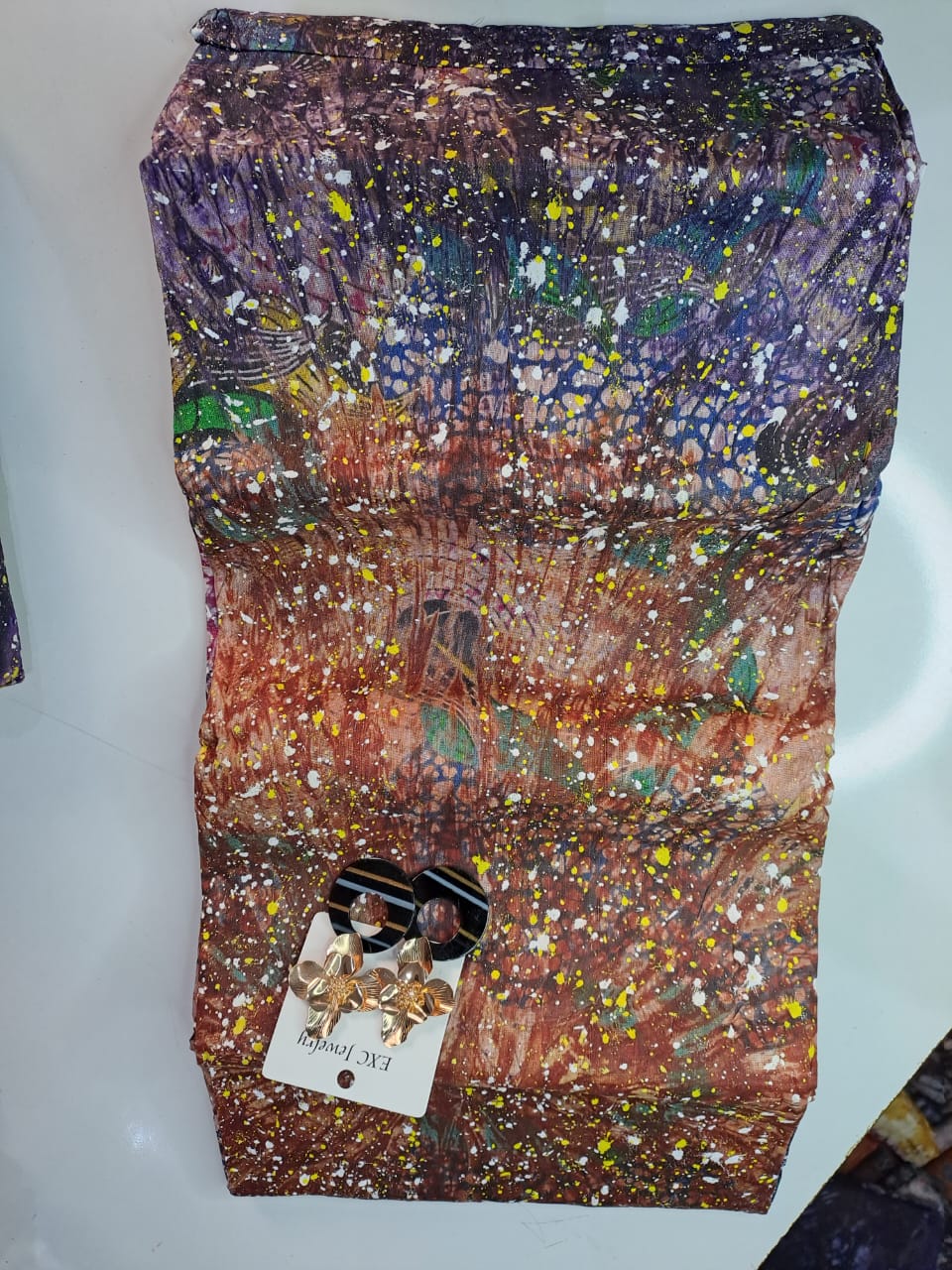 Glitter Splash Multi-Color Adire